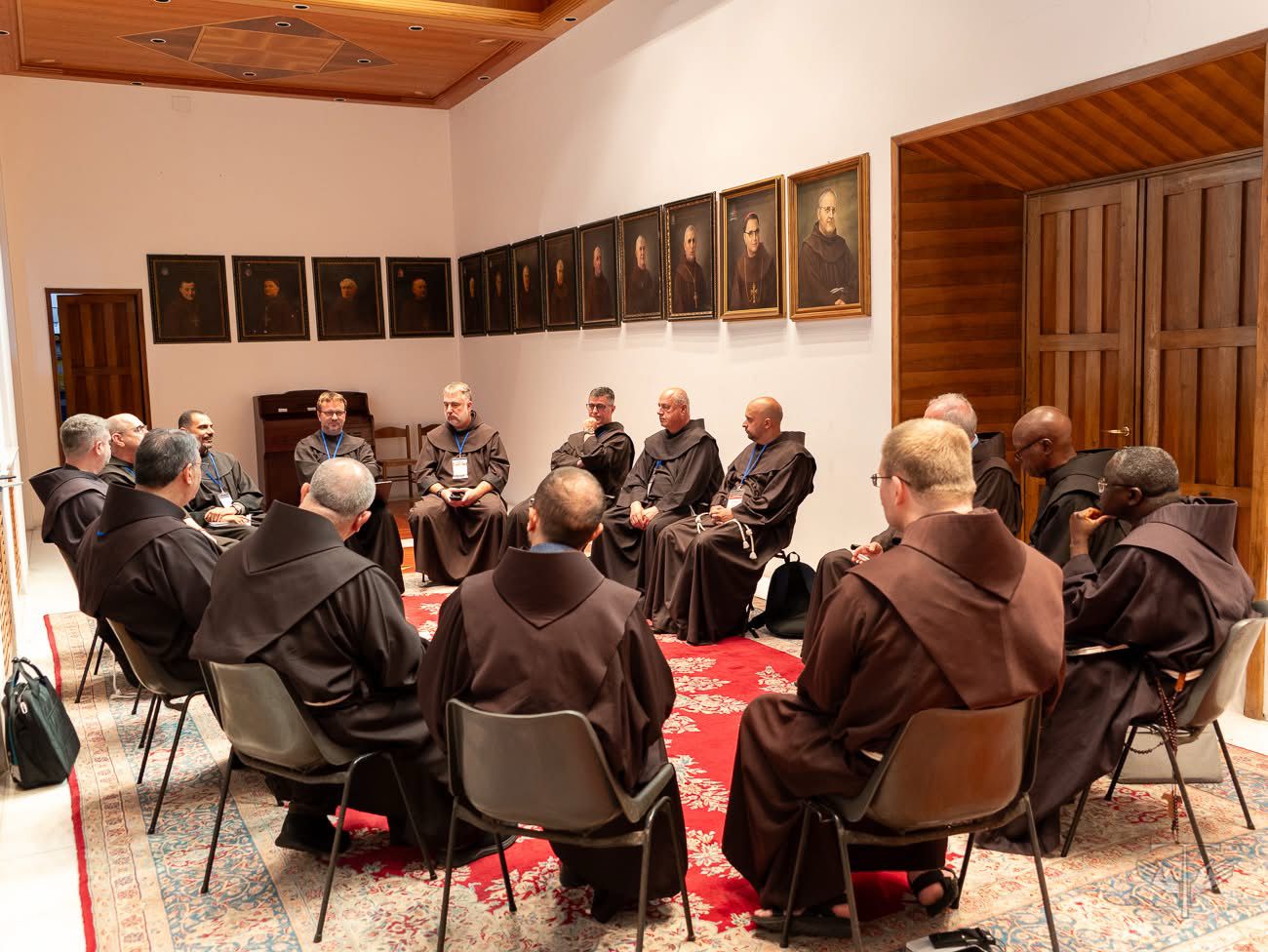 Rome: Les nouveaux Ministres Provinciaux de l'Ordre des Frères Mineurs en réunion à la Curie Générale